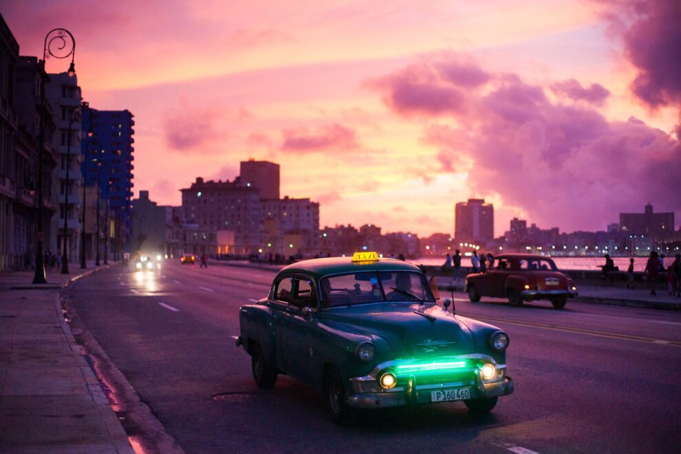 Havana Malecon Wieczor
