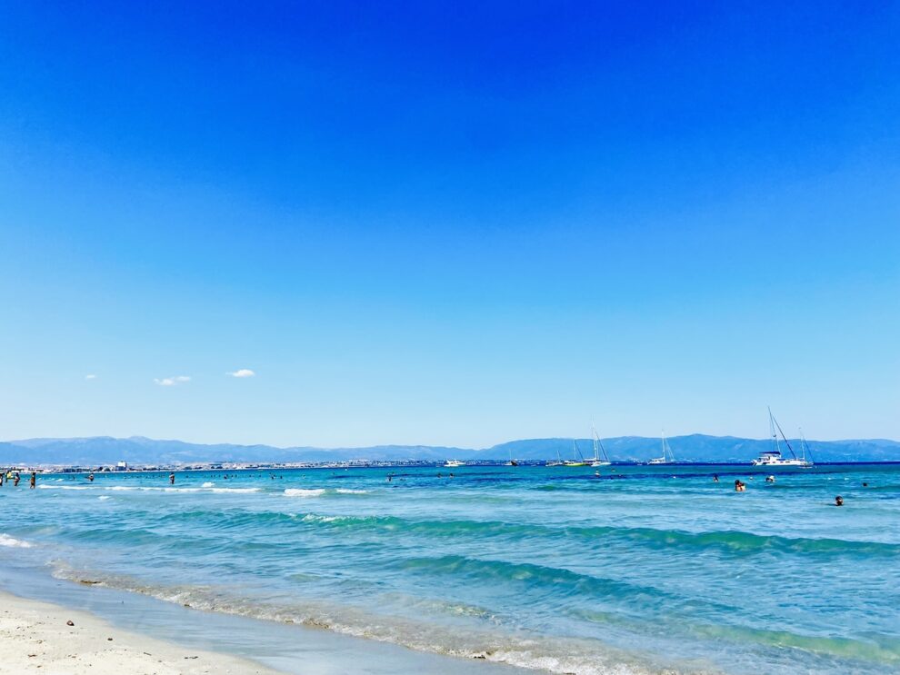 Cagliari plaża Poetto