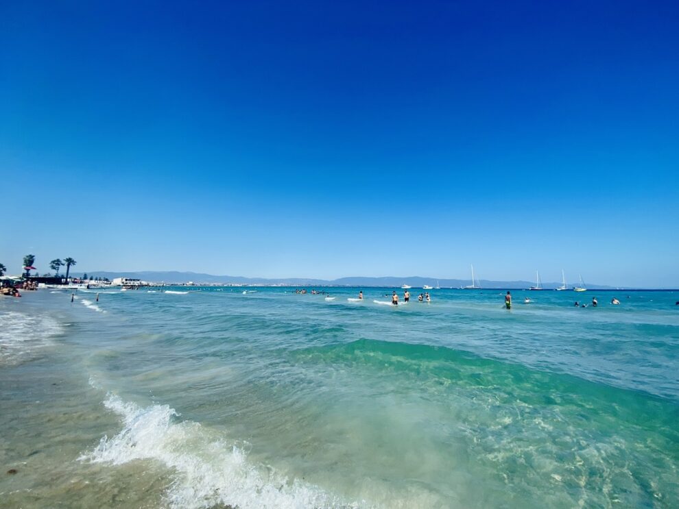 Cagliari plaża Poetto